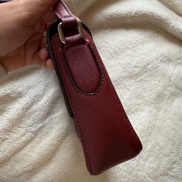 Kate Spade Burgundy Crossbody Bag - Picture 5 of 8